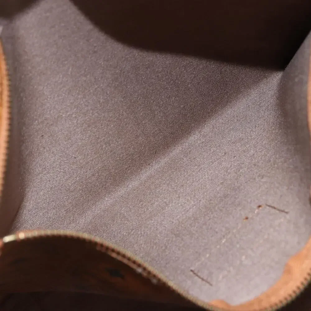 MCM Logogram Visetos Tote Bag Brown
